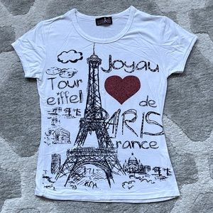 Paris France Tourist tee